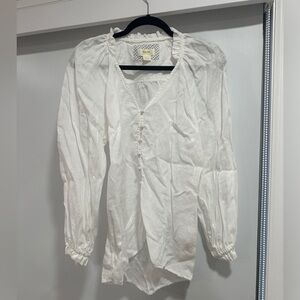 CUTE BARLEY WORN BLOUSE!